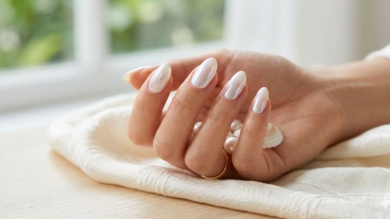 melhores inspirações unhas claras para casamento