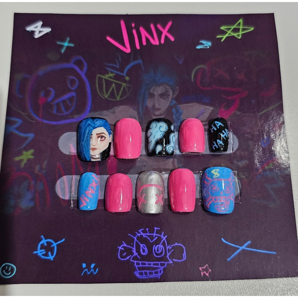 tutorial unhas jinx