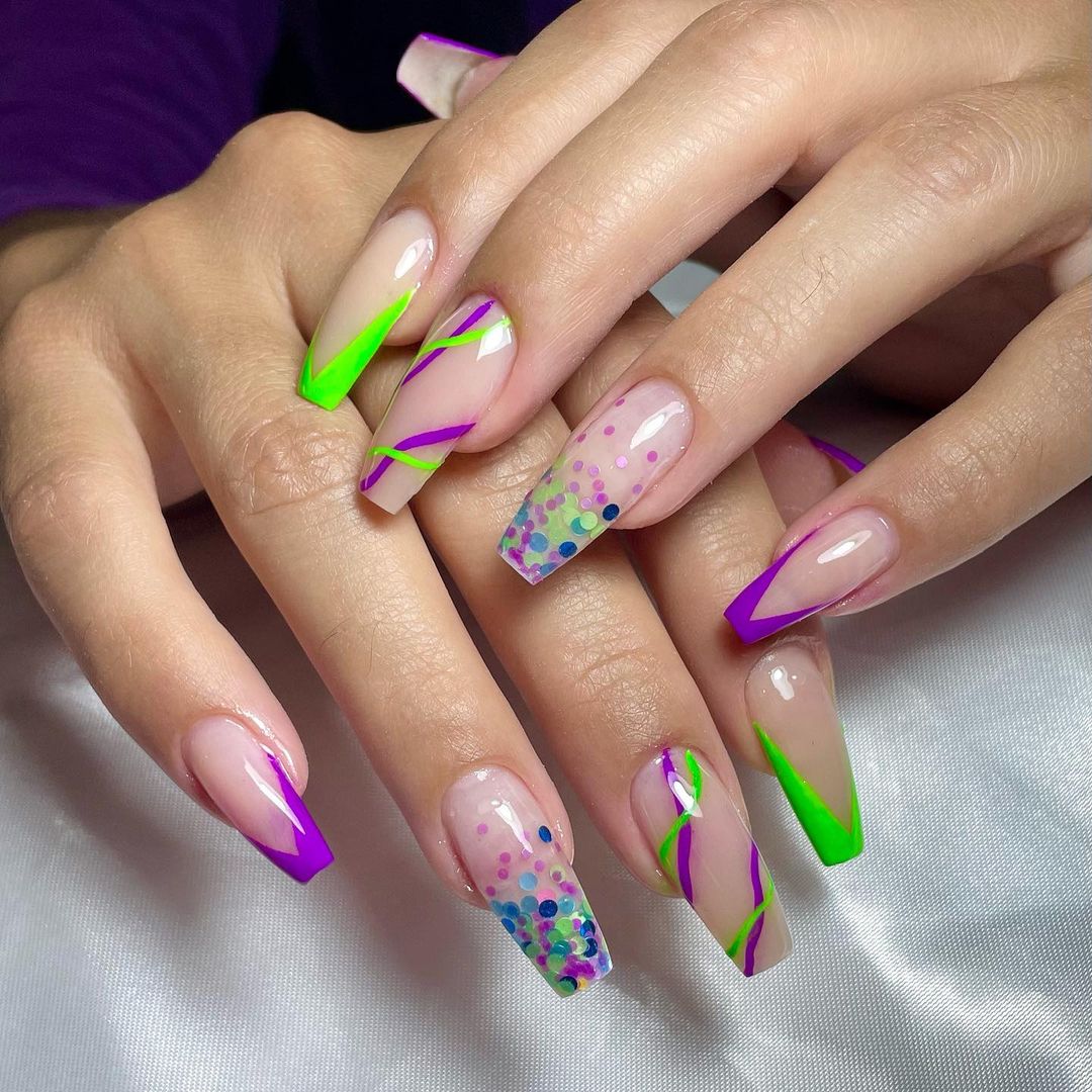 unha bailarina com francesinha