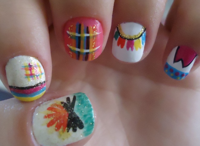 ideias unhas festa junina faceis e criativas