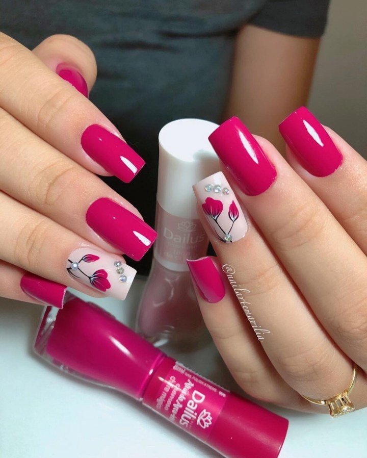 unha de fibra baby boomer rosa