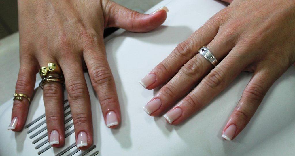 unha de fibra curta nude