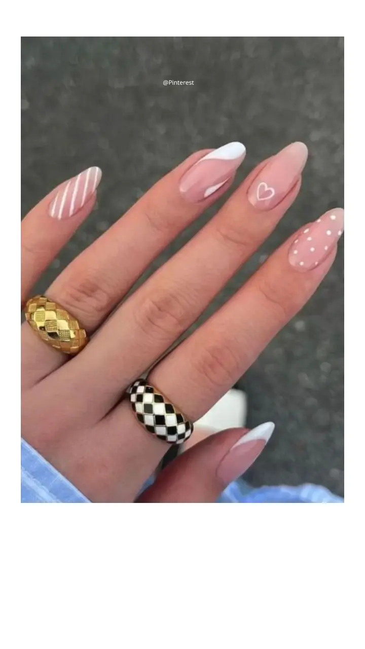 unha de gel arredondada minimalista