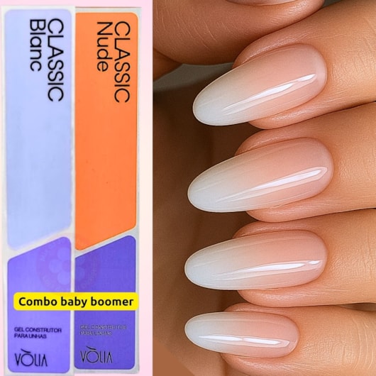 Unha Baby Boomer para Noivas