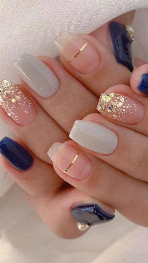 unha de gel bailarina curta