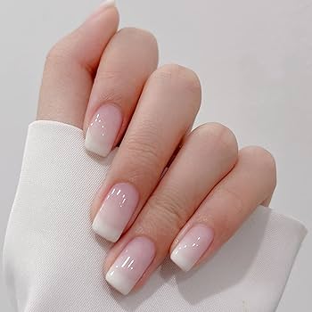 unha de gel branca para inverno