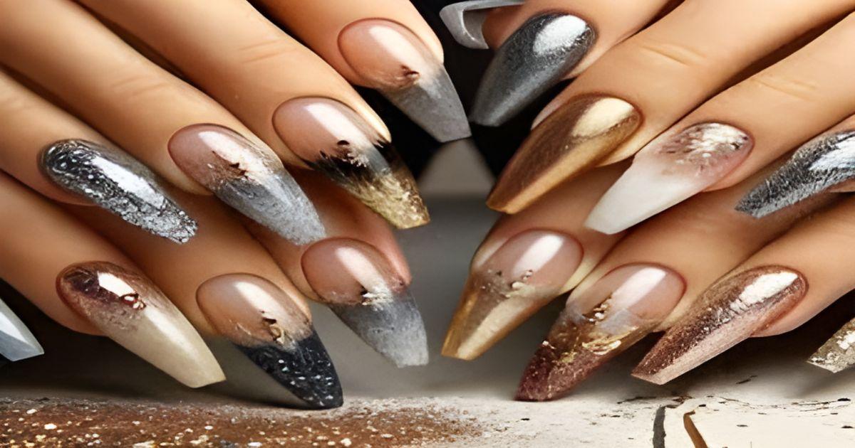 erros comuns ao fazer unha de gel com glitter encapsulado