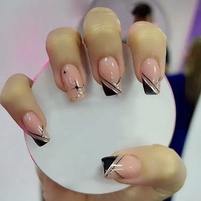 milky nails em unhas de gel curtas passo a passo