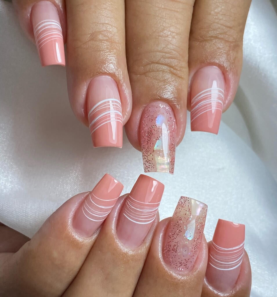 Como Fazer Francesinha Revisitada em Unhas de Gel Redondas em Casa