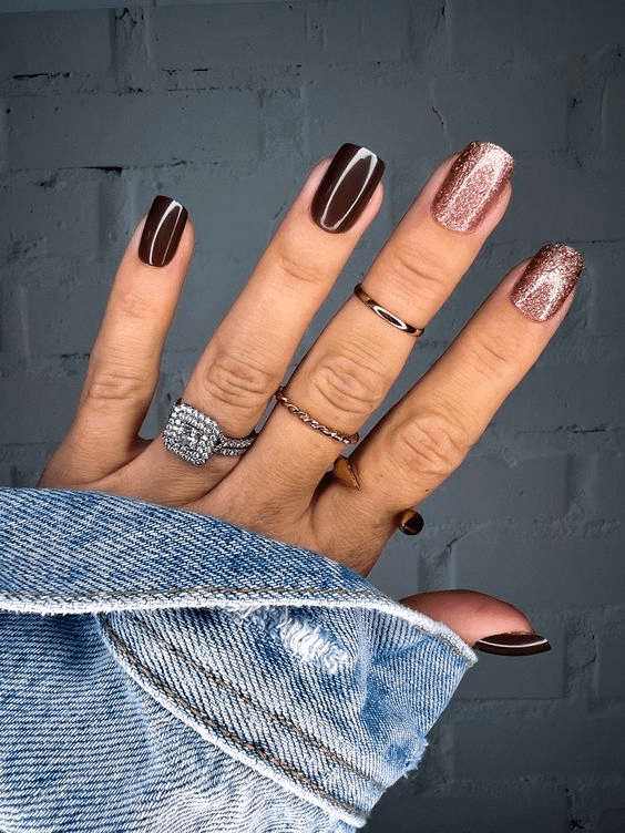 Inspirações de Nail Art Marrom: Do Marmorizado ao Metalizado para 2026
