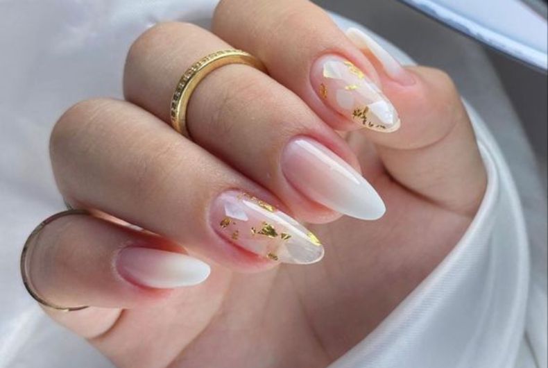 manicure noiva gel