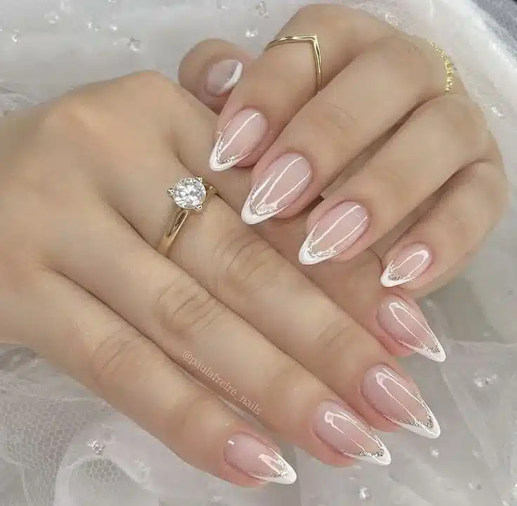 esmaltação gel noiva