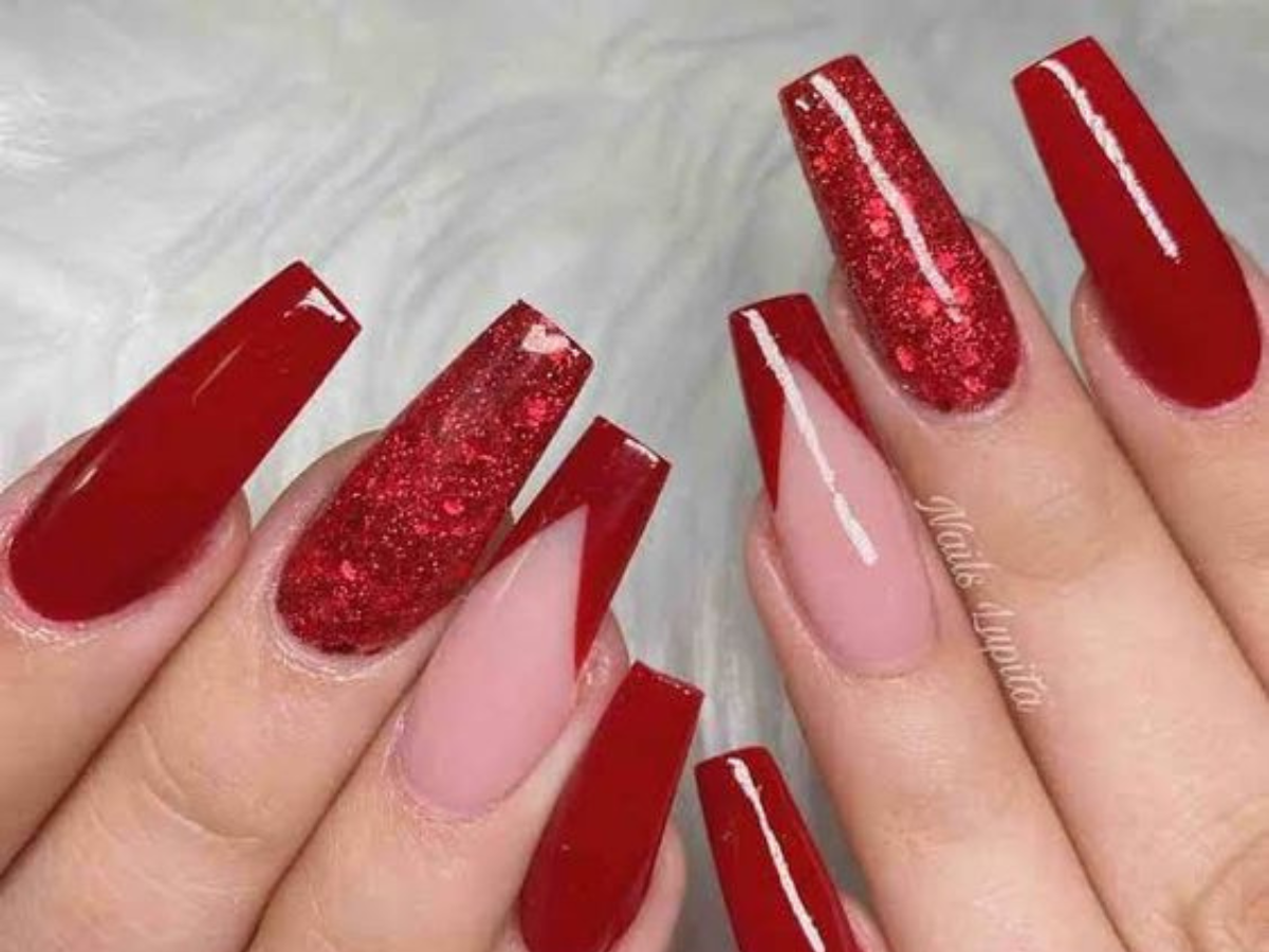 Unhas de Gel Vermelhas: Formatos que Alongam e Valorizam Suas Mãos