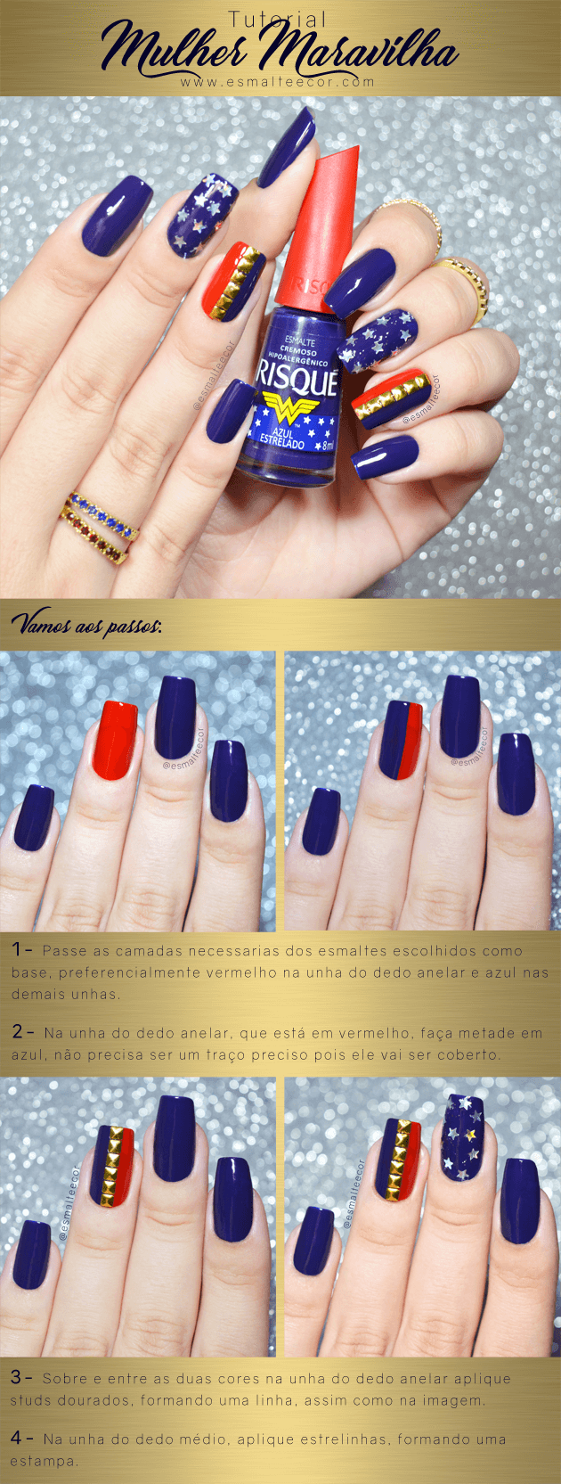 unha de mulher bailarina