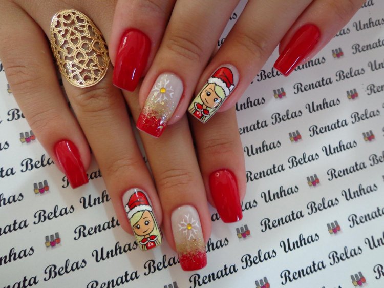 erros comuns ao decorar unha de natal infantil