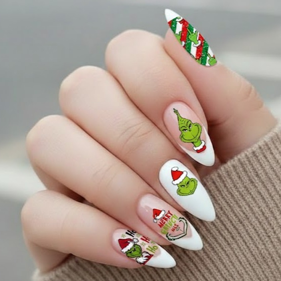 como aplicar unha postiça infantil de natal passo a passo