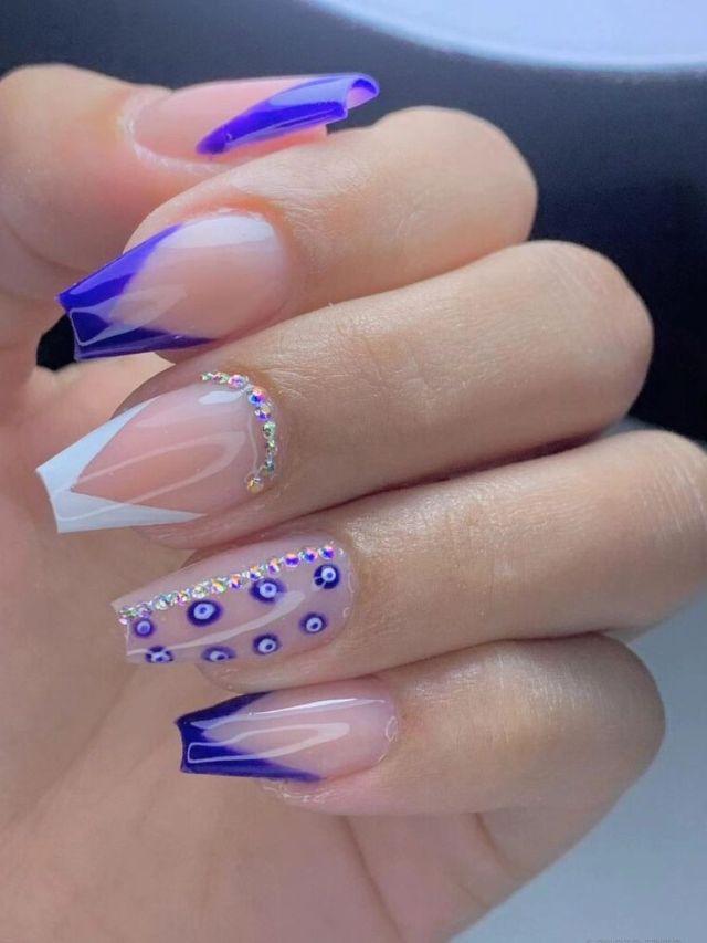ideias de unhas olho grego para arrasar