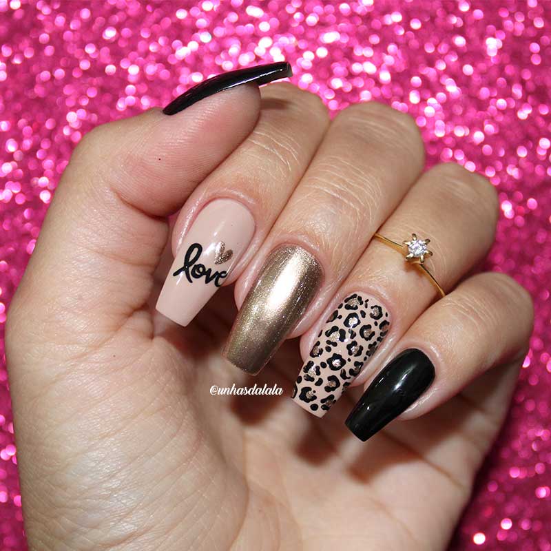 unha de oncinha rosa vs unha de oncinha tradicional