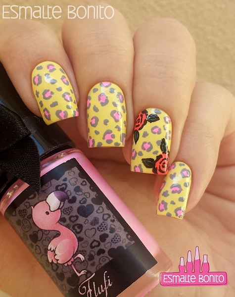 unha de oncinha rosa