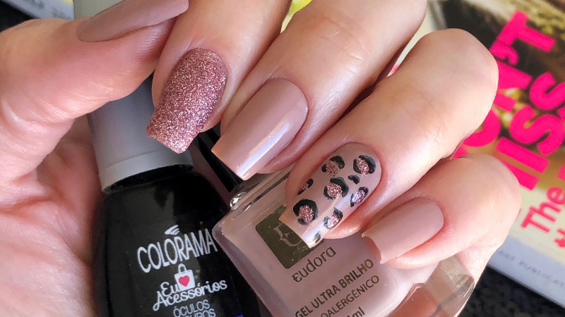 erros comuns ao fazer unha de oncinha rosa