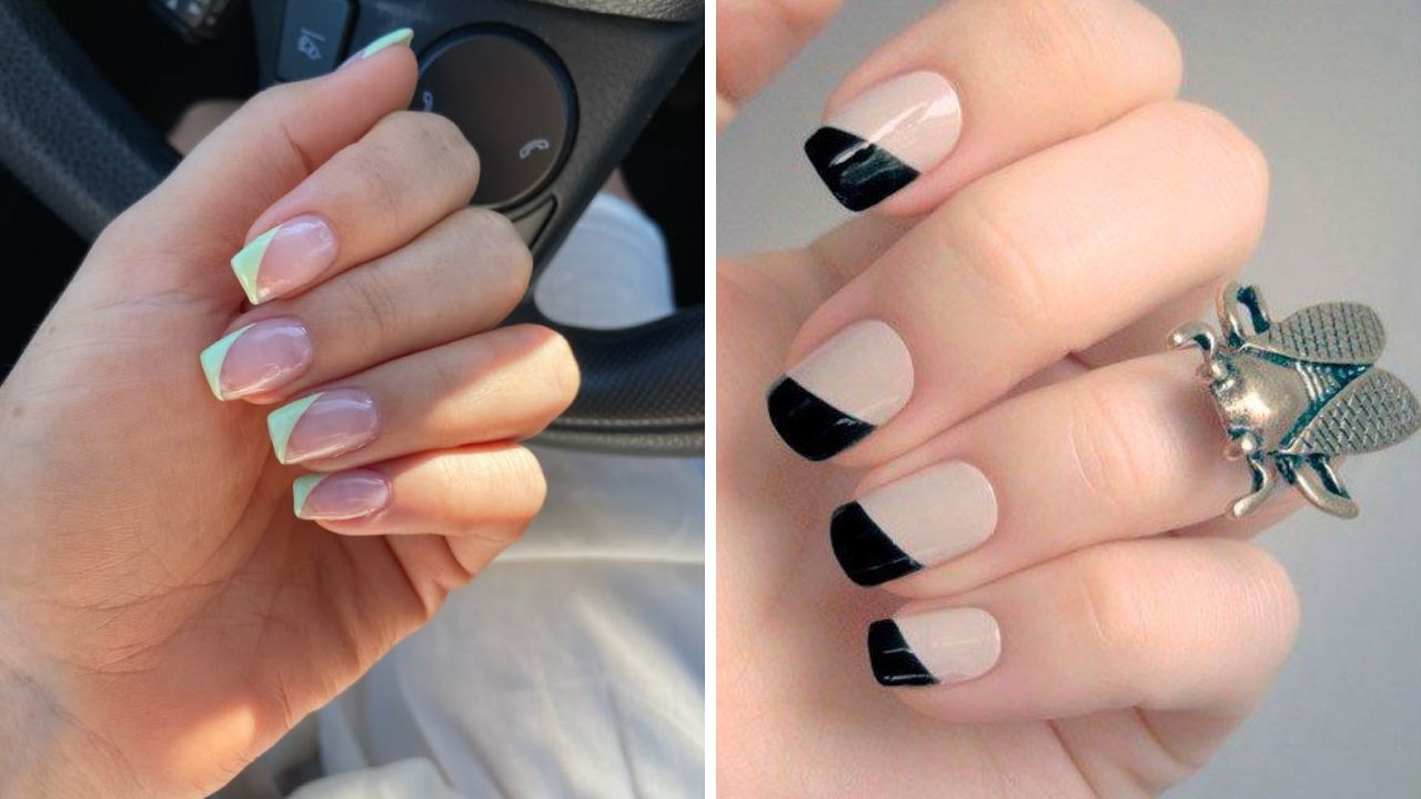 ideias de unhas de tips elegantes para noivas