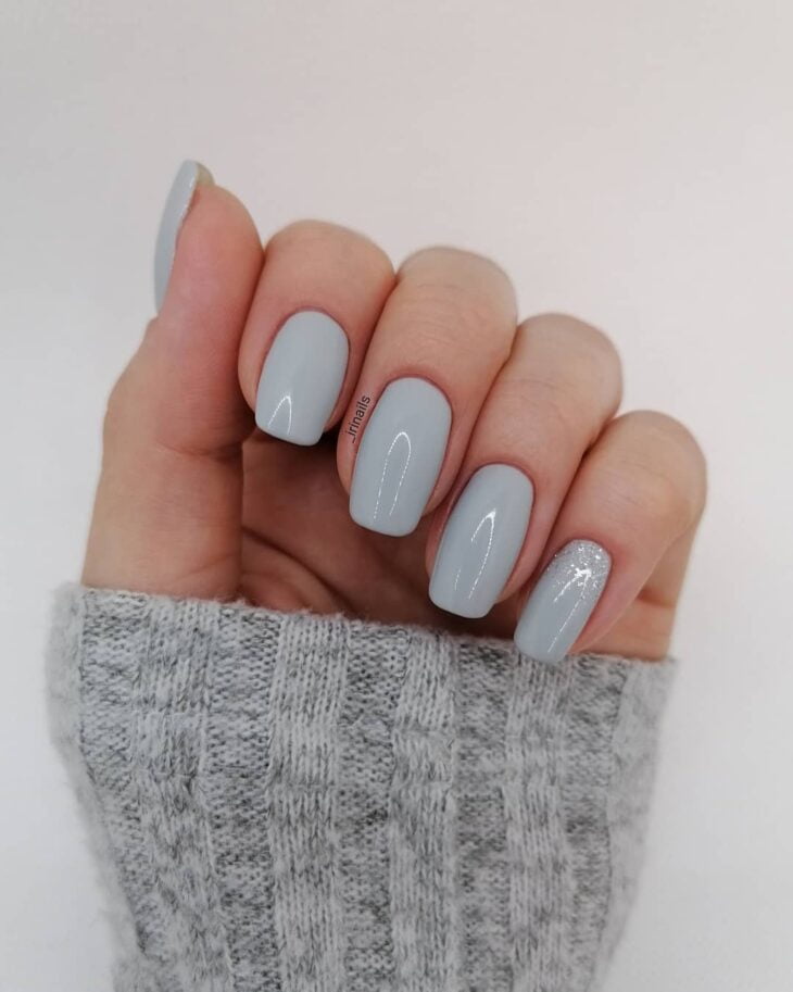 inspiração unhas decoradas cinza