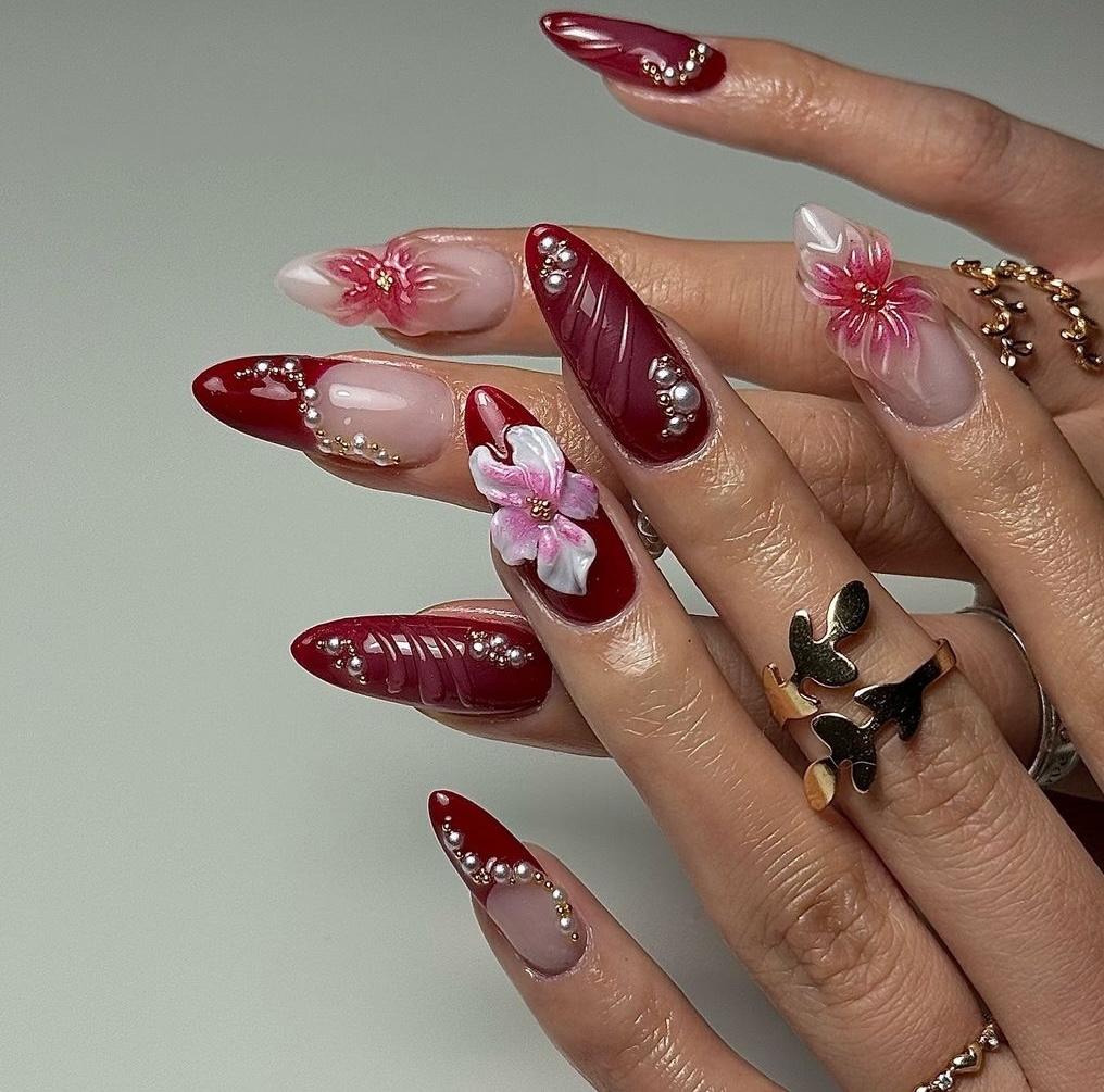 preço de unha stiletto decorada em gel