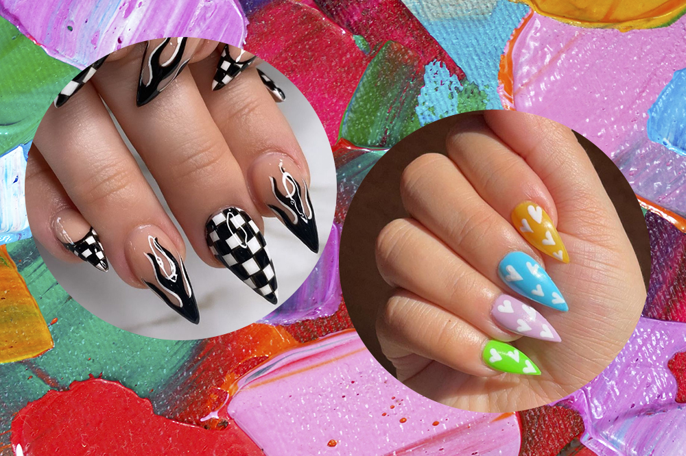 preço de unha stiletto decorada em gel