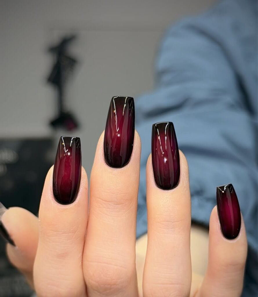 Unhas Vermelhas Decoradas Degradê (Ombré)