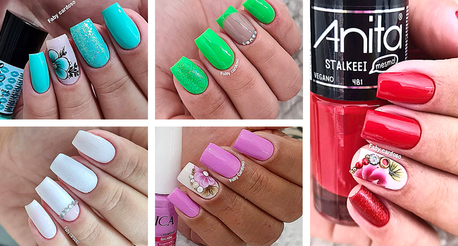 Tendências de unhas em gel para abril 2026