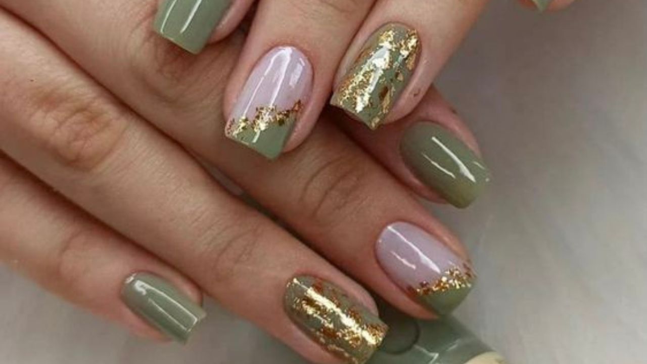 unhas decoradas diagonais