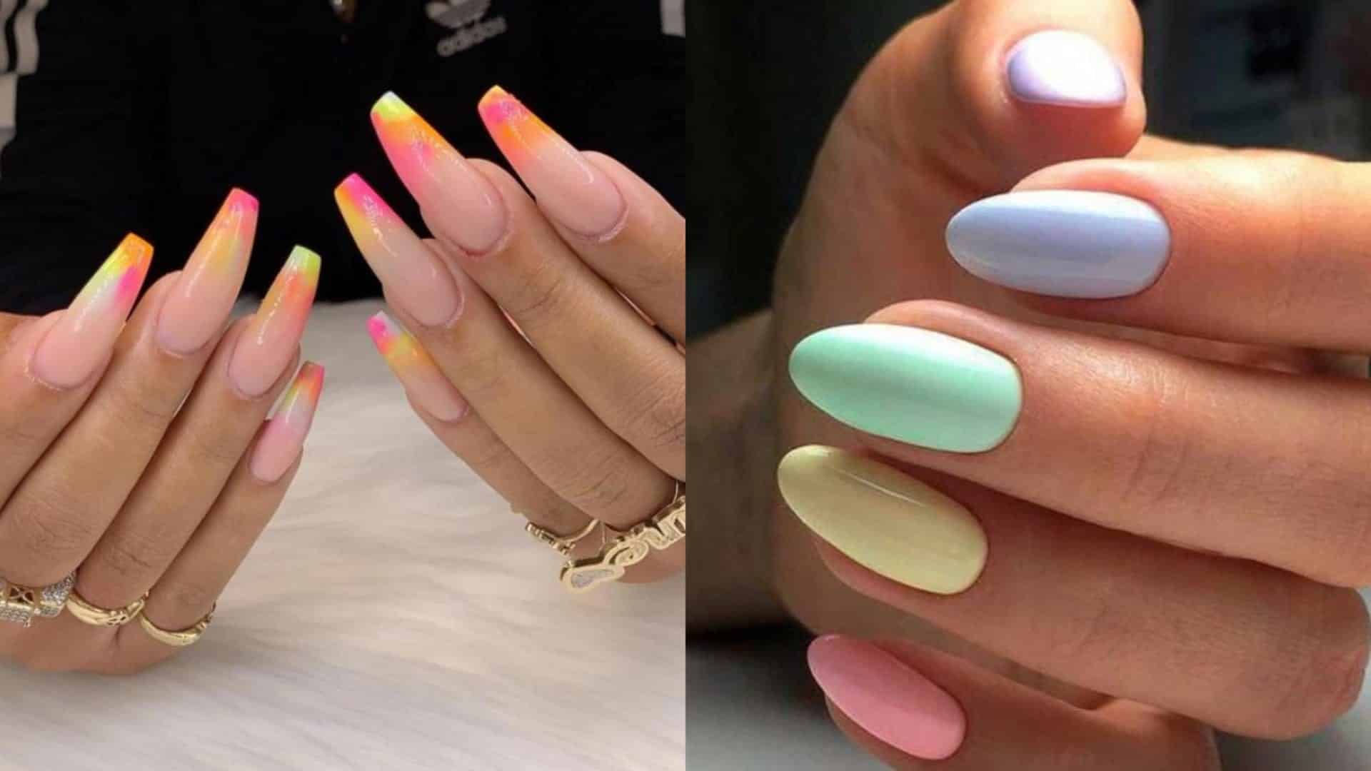 inspiração unhas degradê verão 2024