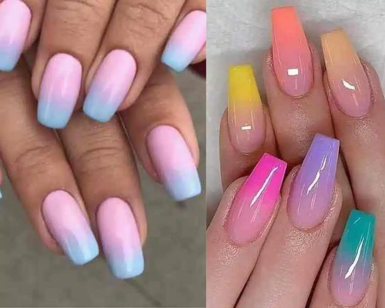 Inspirações de Unhas Degradê para Cada Estação do Ano