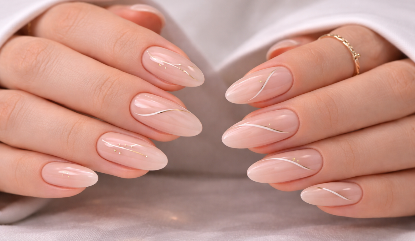 Unhas Naturais com Brilho