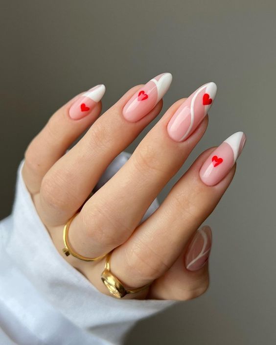 unhas minimalistas dia dos namorados