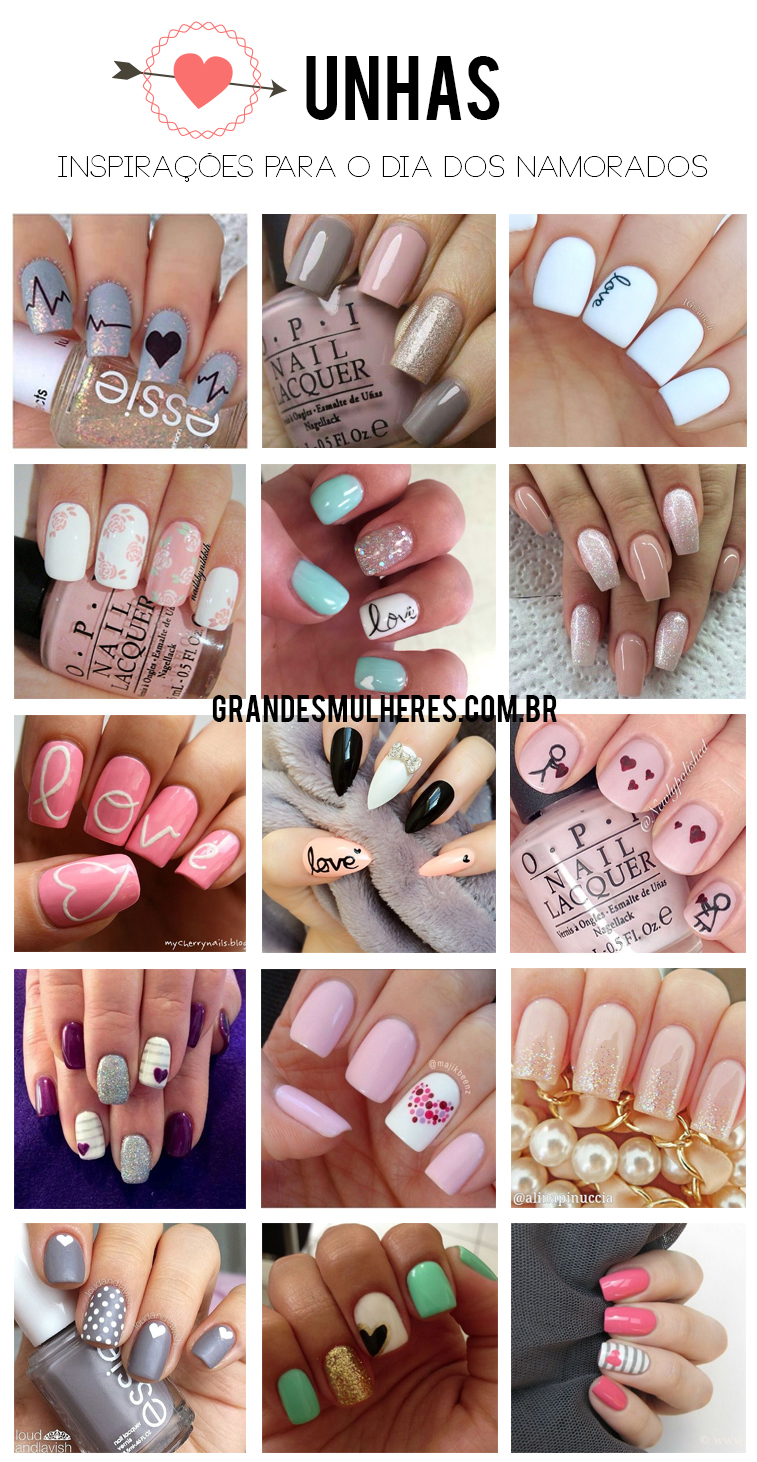 unhas vermelhas dia dos namorados