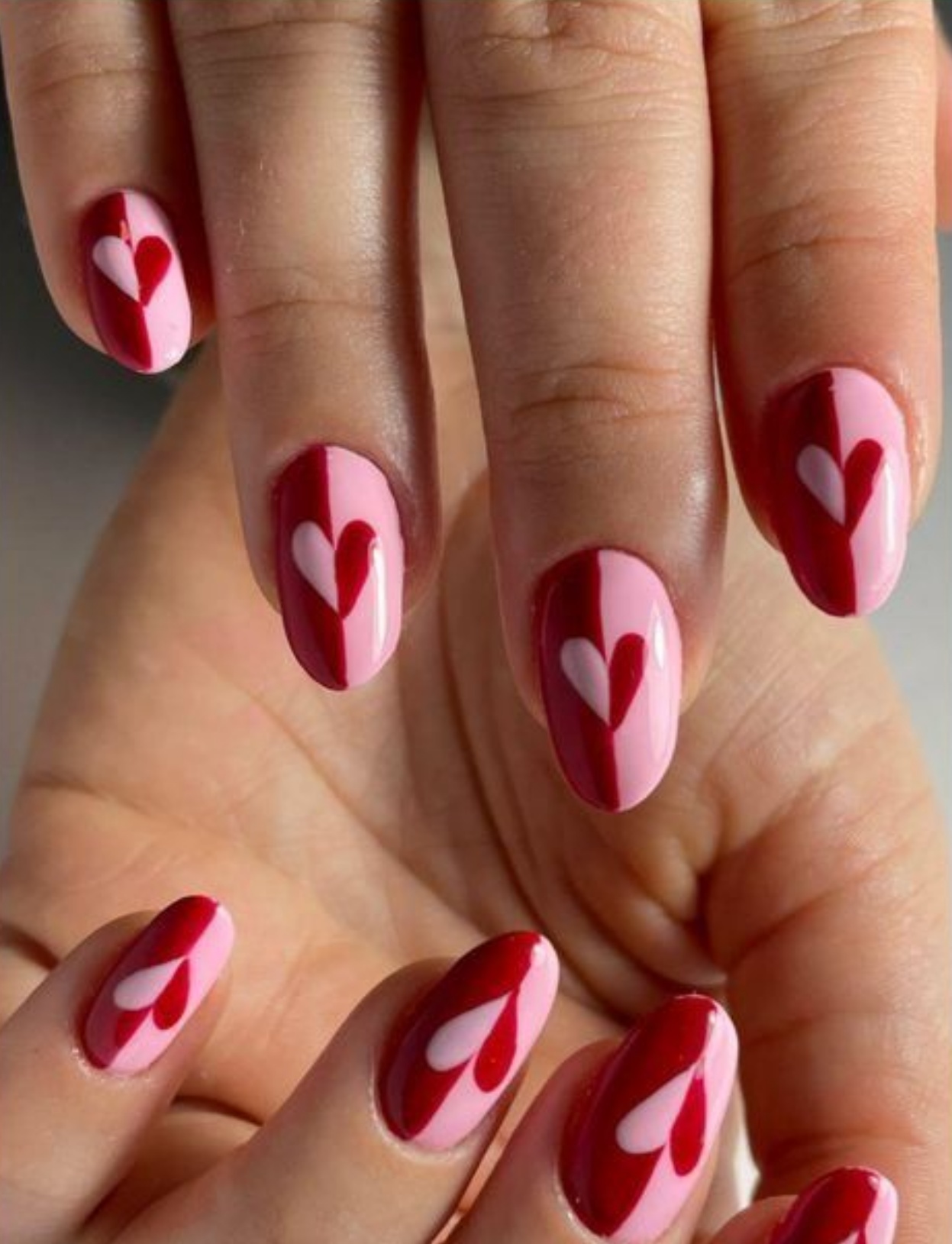 unhas minimalistas dia dos namorados