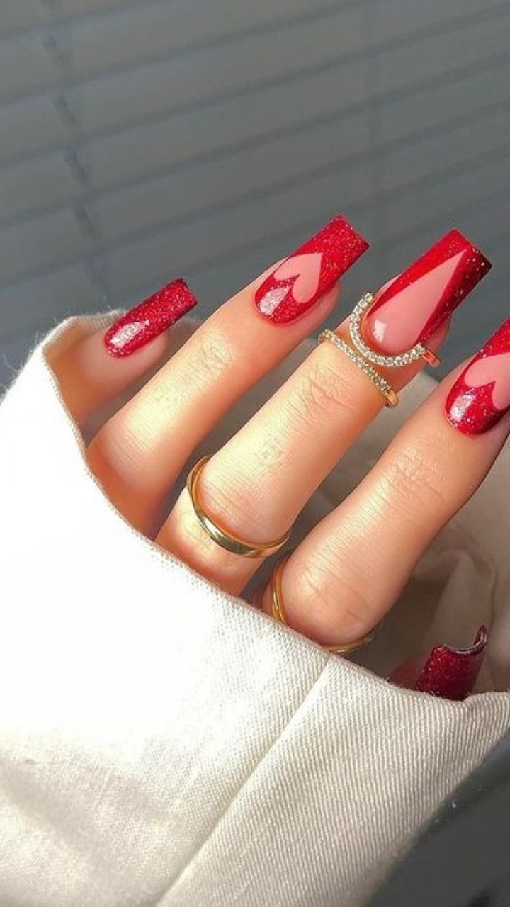 unhas vermelhas dia dos namorados