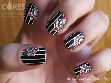 tutorial unha Corinthians