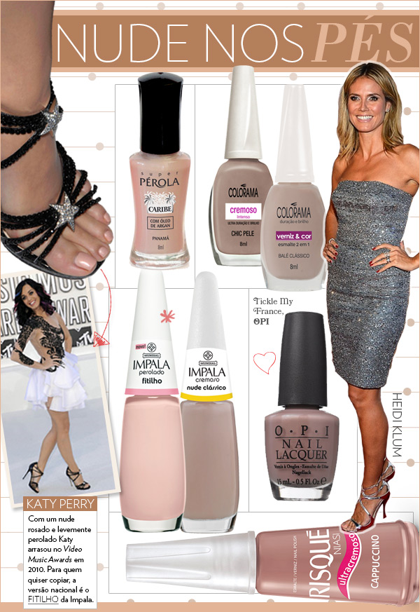pé com unha natural