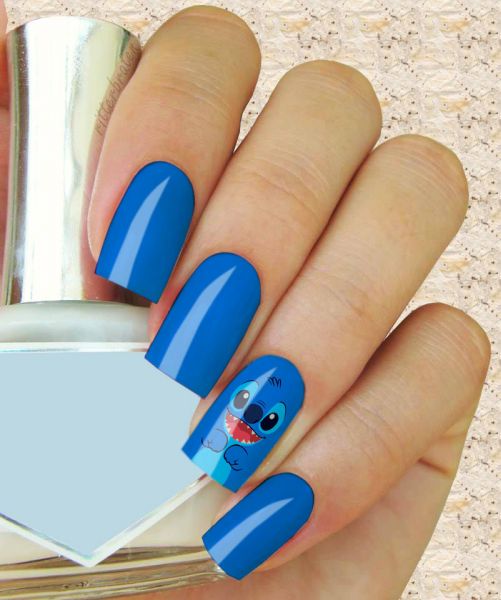 Unhas Decoradas Stitch e Angel: Inspirações e Tendências