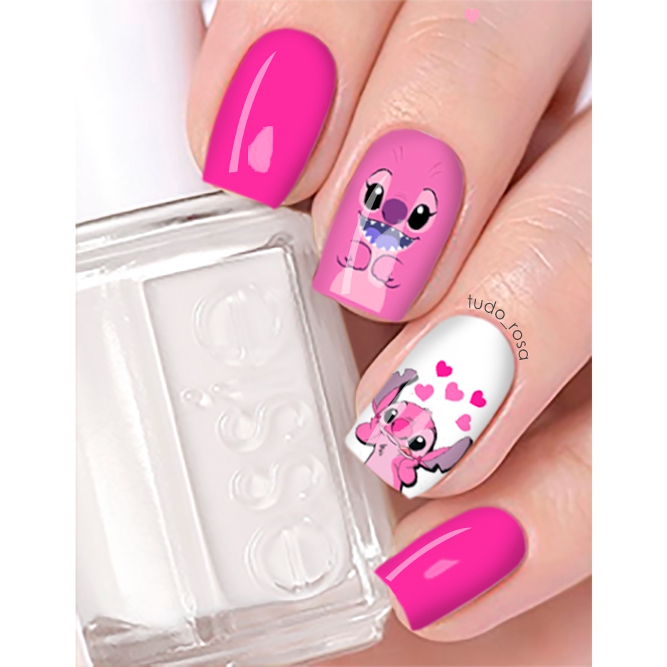 Adesivos e Unhas Postiças do Stitch: Praticidade e Estilo