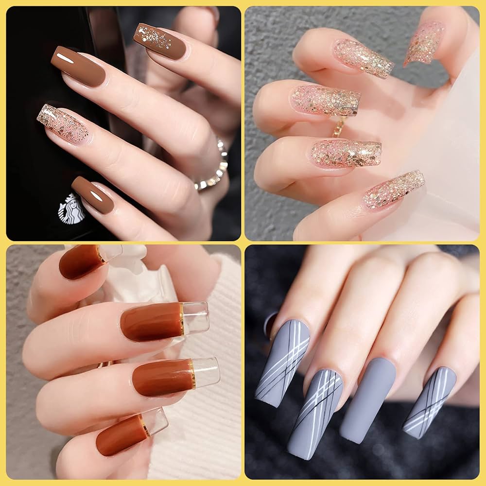 unha em acrílico stiletto