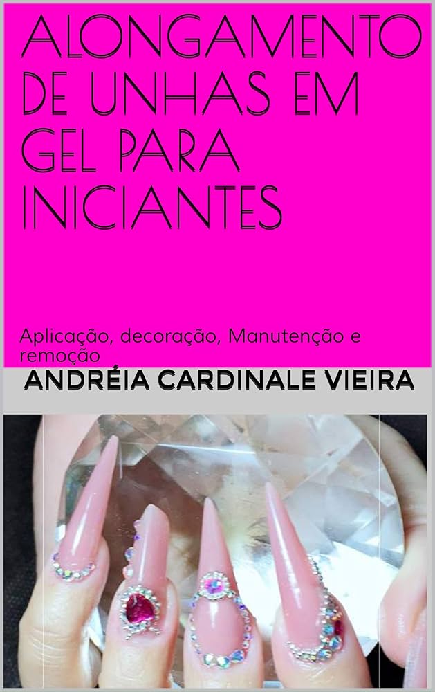 unha em gel com decoração