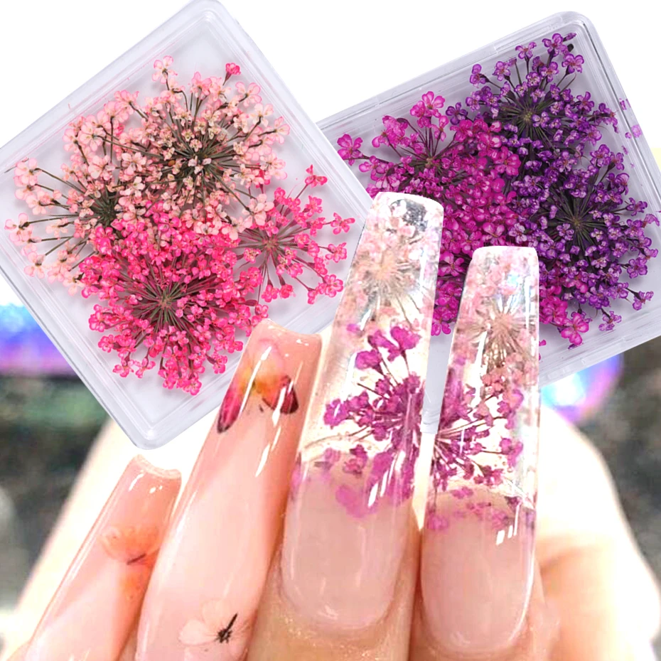 Manutenção e cuidados para unhas em gel com flores secas durarem mais