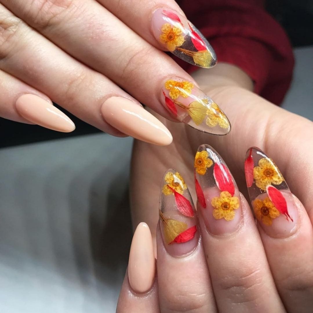 Como escolher as melhores flores secas para suas unhas encapsuladas