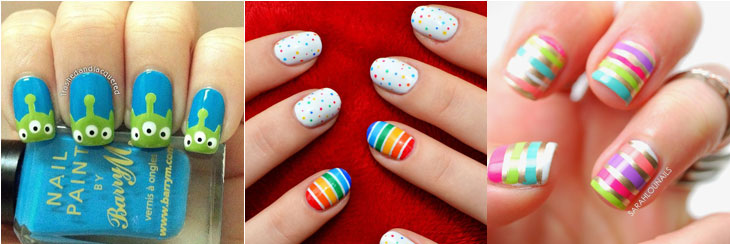 unha em gel de criança