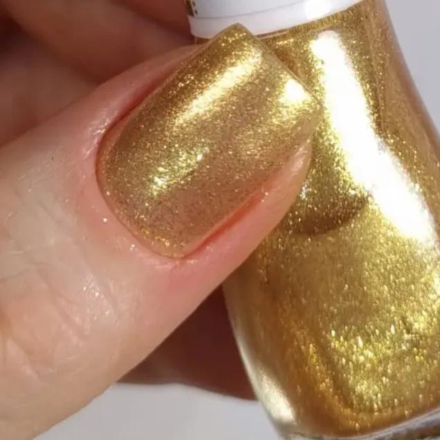 preço unha gel dourada salão