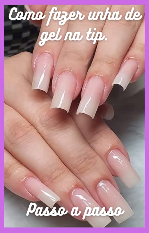 Técnica gel na tips