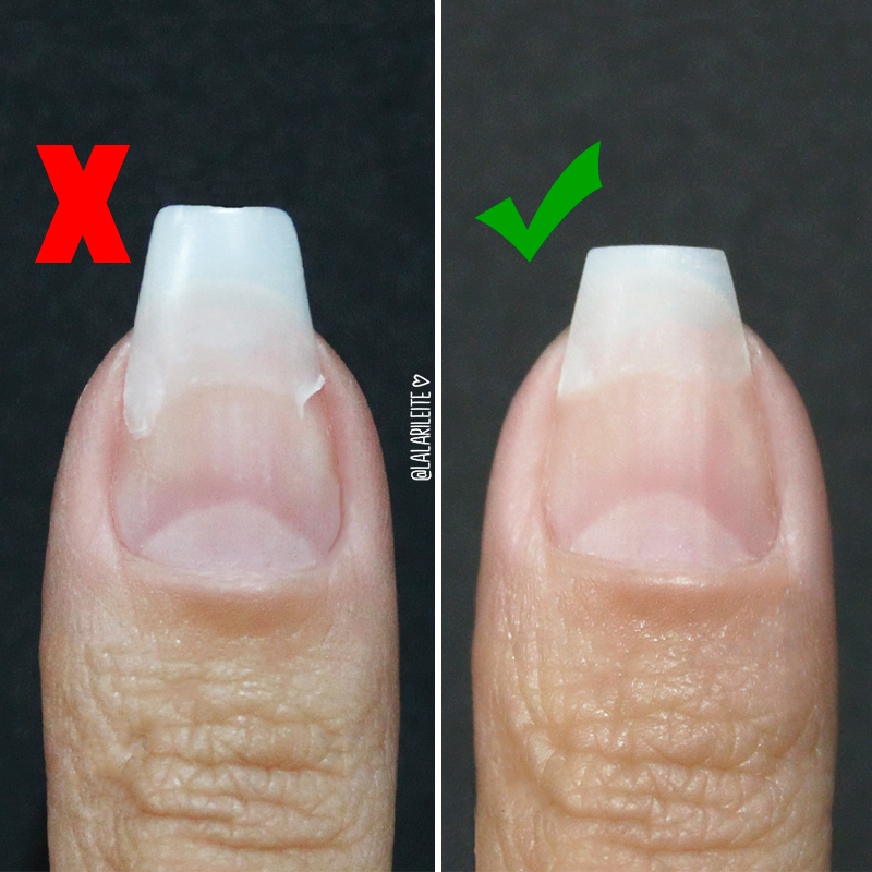 Unhas postiças em gel com tips